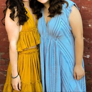 Free people 200 degree set mustard